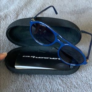 Italia indépendant Blue Sunglasses
